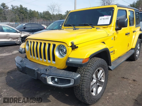 2021 Jeep Wrangler Unlimited Sahara с VIN 1C4HJXEG4MW624532, выставлен на аукционе IAAI как лот 41783382 с пробегом 81 116 миль миль и . История ставок и продаж доступна на DreamBid. Изображение 6.