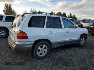 2002 Hyundai Santa Fe GLS with VIN KM8SC73D82U255770, listed as a Copart auction lot 78057954 with 142,822 mi miles and Salvage Title. Bid and sale history available at carsss.com. Image 3.