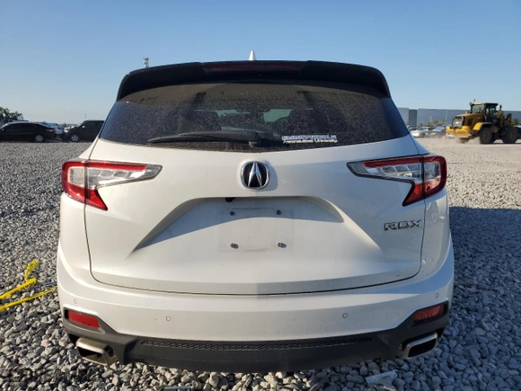 2022 Acura RDX w/Technology Package with VIN 5J8TC1H53NL002195, listed as a Copart auction lot 49101185 with 0 mi miles and Salvage Title. Bid and sale history available at carsss.com. Image 6.