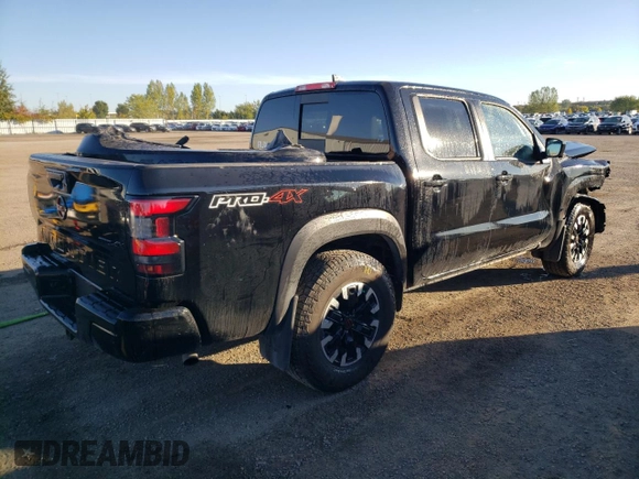 2024 Nissan Frontier S with VIN 1N6ED1EK9RN604766, listed as a Copart auction lot 73277634 with 12,270 mi miles and Salvage title. Bid and sale history available at DreamBid. Image 3.