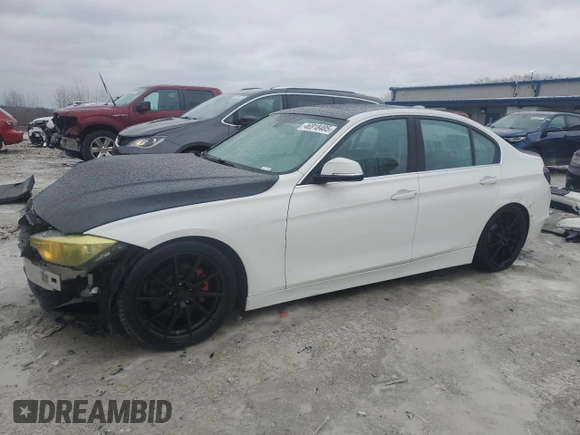 2015 BMW 3 Series 328i xDrive with VIN WBA3B5G57FNS12358, listed as a Copart auction lot 46918405 with 76,371 mi miles and Clean Title. Bid and sale history available at carsss.com. Image 1.