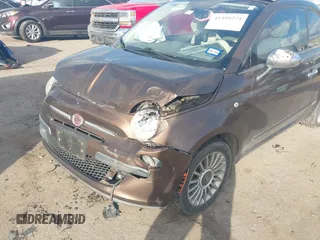 2012 FIAT 500 Gucci with VIN 3C3CFFER1CT119029, listed as a IAAI auction lot 41499274 with 78,504 mi miles. Bid and sale history available at carsss.com. Image 6.