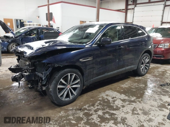 2017 Jaguar F-Pace 35t Prestige with VIN SADCK2BV3HA490505, listed as a IAAI auction lot 41621268 with 83,941 mi miles and . Bid and sale history available at DreamBid. Image 17.