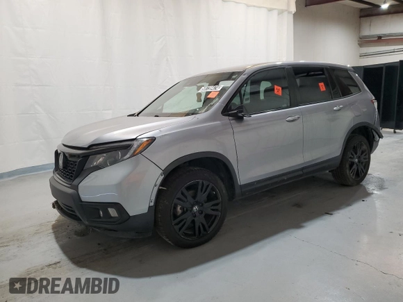 2021 Honda Passport Sport with VIN 5FNYF8H24MB004016, listed as a Copart auction lot 58739474 with 85,373 mi miles and Non repairable. Bid and sale history available at DreamBid. Image 1.