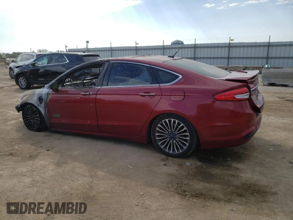 2017 Ford Fusion Titanium with VIN 3FA6P0SU2HR180735, listed as a Copart auction lot 72336794 with Not provided miles and Salvage title. Bid and sale history available at DreamBid. Image 2.