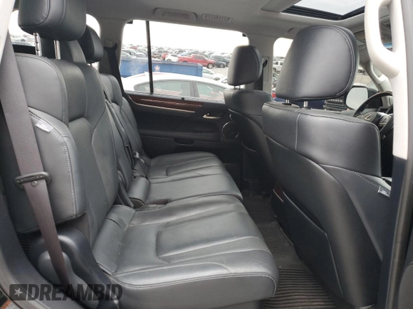 2019 Lexus LX 570 with VIN JTJHY7AX7K4310302, listed as a Copart auction lot 82034744 with 96,980 mi miles and Salvage title. Bid and sale history available at DreamBid. Image 11.