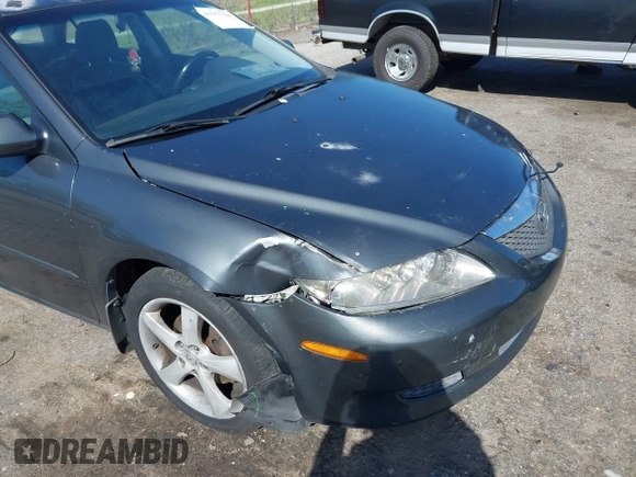 2005 Mazda Mazda6 i with VIN 1YVFP80C555M43599, listed as a IAAI auction lot 41957730 with 144,608 mi miles. Bid and sale history available at carsss.com. Image 6.
