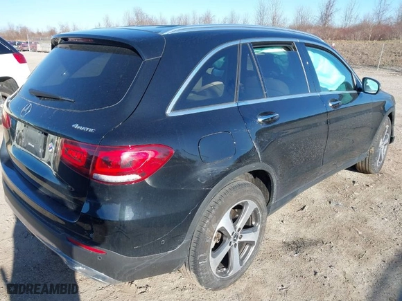 2022 Mercedes-Benz GLC with VIN W1N0G8EB5NG103121, listed as a IAAI auction lot 41888609 with 68,811 mi miles. Bid and sale history available at carsss.com. Image 4.
