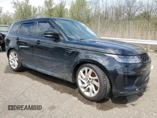 2018 Land Rover Range Rover Sport with VIN SALWR2RE5JA198279, listed as a Copart auction lot 54755795 with 88,060 mi miles and Clean Title. Bid and sale history available at DreamBid. Image 4.