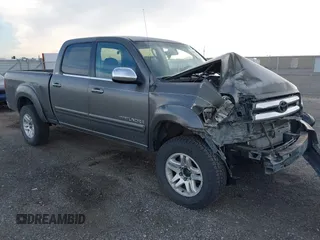 2005 Toyota Tundra SR5 with VIN 5TBDT44185S475556, listed as a IAAI auction lot 41589056 with 222,658 mi miles and . Bid and sale history available at DreamBid. Image 1.