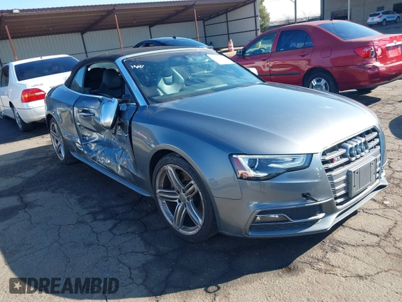2014 Audi S5 Premium Plus z VIN WAUCGAFH4EN001316, wystawiony jako IAAI lot #41425673 z przebiegiem 97 089 mil mil oraz . Historia ofert i sprzedaży dostępna na DreamBid. Obrazek 1.
