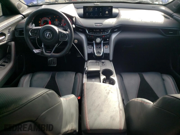 2023 Acura TLX Type S with VIN 19UUB7F06PA001753, listed as a Copart auction lot 48762215 with 30,879 mi miles and Salvage Title. Bid and sale history available at carsss.com. Image 8.