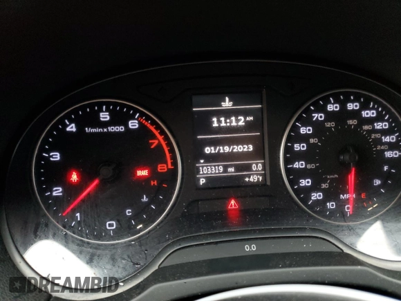 2015 Audi A3 1.8T Premium with VIN WAUACGFF8F1140569, listed as a Copart auction lot 37255753 with 103,319 mi miles. Bid and sale history available at carsss.com. Image 9.