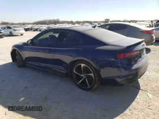 2018 Audi RS 5 z VIN WUAPWAF52JA903044, wystawiony jako Copart lot #72699072 z przebiegiem 58 599 mil mil oraz . Historia ofert i sprzedaży dostępna na DreamBid. Obrazek 2.