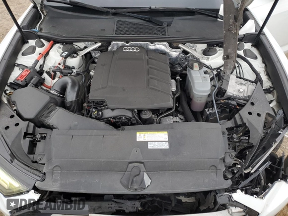2020 Audi A6 Premium Plus with VIN WAUE8AF20LN038006, listed as a Copart auction lot 85310974 with 80,154 mi miles and Salvage Title. Bid and sale history available at carsss.com. Image 12.
