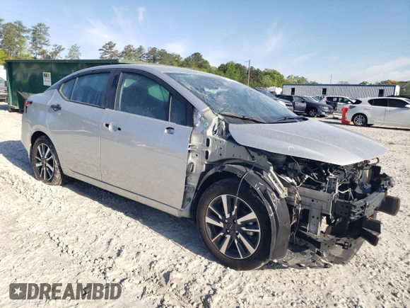 2024 Nissan Versa S with VIN 3N1CN8DV5RL908823, listed as a Copart auction lot 51475015 with 10,765 mi miles and Salvage Title. Bid and sale history available at carsss.com. Image 4.