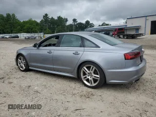 2016 Audi A6 Premium Plus with VIN WAUGFAFC7GN153926, listed as a Copart auction lot 60462505 with 117,697 mi miles and Salvage title. Bid and sale history available at DreamBid. Image 2.