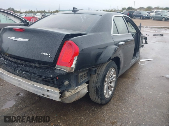 2017 Chrysler 300 with VIN 2C3CCAEG3HH580047, listed as a IAAI auction lot 41033593 with Not Provided miles. Bid and sale history available at carsss.com. Image 4.