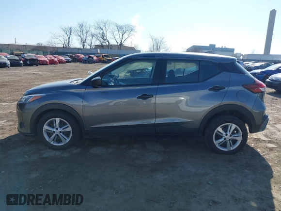 2023 Nissan Kicks S with VIN 3N1CP5BV3PL533670, listed as a IAAI auction lot 41652382 with 61,277 mi miles. Bid and sale history available at carsss.com. Image 14.