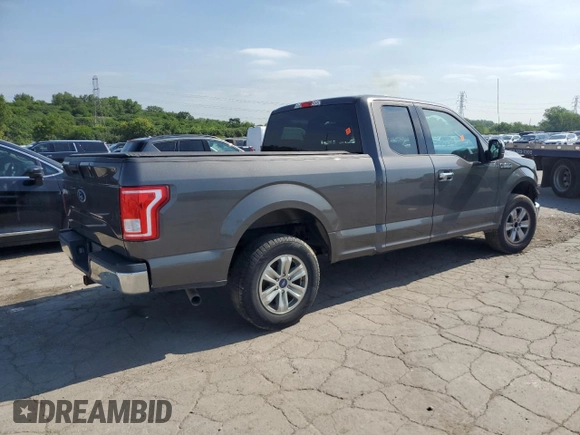2017 Ford F-150 XL with VIN 1FTEX1C81HKC58908, listed as a Copart auction lot 64147995 with 249,282 mi miles and Clean title. Bid and sale history available at DreamBid. Image 3.