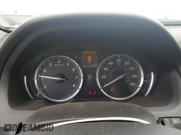 2016 Acura TLX with VIN 19UUB1F31GA003854, listed as a Copart auction lot 56863175 with 82,244 mi miles and Salvage title. Bid and sale history available at DreamBid. Image 9.
