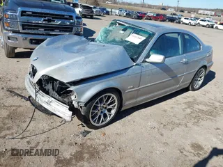 2002 BMW 3 Series 330Ci with VIN WBABN53422JU26630, listed as a IAAI auction lot 41417881 with 104,424 mi miles and . Bid and sale history available at carsss.com. Image 17.