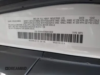 2008 Subaru Tribeca Limited с VIN 4S4WX92D684415639, выставлен на аукционе IAAI как лот 41364083 с пробегом 191 138 миль миль и . История ставок и продаж доступна на DreamBid. Изображение 9.