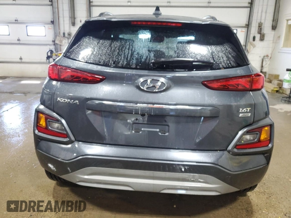 2020 Hyundai Kona Limited z VIN KM8K3CA52LU459888, wystawiony jako Copart lot #55768405 z przebiegiem 36 056 mil mil oraz Szkoda całkowita • Salvage title. Historia ofert i sprzedaży dostępna na DreamBid. Obrazek 6.