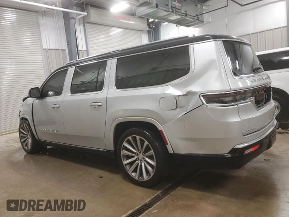 2023 Jeep Grand Wagoneer Series II with VIN 1C4SJSFP2PS556878, listed as a Copart auction lot 83029574 with 34,592 mi miles and Salvage title. Bid and sale history available at DreamBid. Image 2.