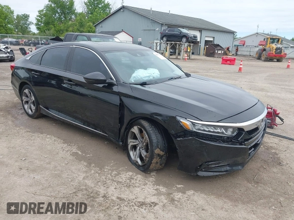 2018 Honda Accord EX-L with VIN 1HGCV1F52JA214475, listed as a IAAI auction lot 42297253 with 184,929 mi miles and . Bid and sale history available at DreamBid. Image 1.