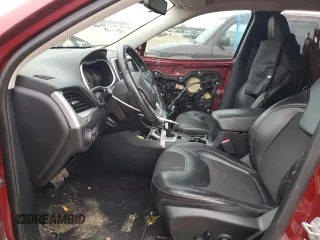 2018 Jeep Cherokee Latitude Plus with VIN 1C4PJLLBXJD615689, listed as a Copart auction lot 44822955 with 54,412 mi miles and Salvage Title. Bid and sale history available at carsss.com. Image 7.