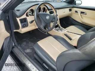 2002 Mercedes-Benz SLK-Class 2.3L Kompressor with VIN WDBKK49F82F266706, listed as a Copart auction lot 43707845 with 53,334 mi miles and Salvage Title. Bid and sale history available at carsss.com. Image 8.