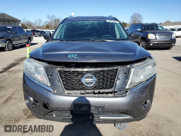 2016 Nissan Pathfinder S with VIN 5N1AR2MN5GC667968, listed as a Copart auction lot 89003405 with 156,253 mi miles and Salvage Title. Bid and sale history available at carsss.com. Image 5.