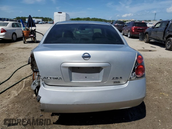 2006 Nissan Altima 2.5 S with VIN 1N4AL11D46C248381, listed as a Copart auction lot 51163395 with 102,640 mi miles and Salvage Title. Bid and sale history available at carsss.com. Image 6.