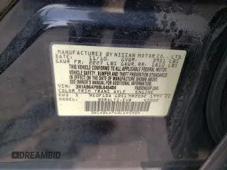 2011 Nissan Sentra SR with VIN 3N1AB6AP6BL645404, listed as a Copart auction lot 58771195 with 144,196 mi miles and Salvage title. Bid and sale history available at DreamBid. Image 13.