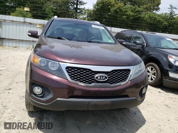 2012 Kia Sorento LX with VIN 5XYKT3A64CG194955, listed as a Copart auction lot 59443524 with 185,185 mi miles and Salvage Title. Bid and sale history available at DreamBid. Image 5.