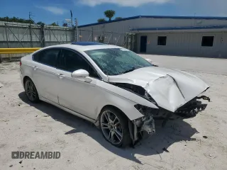 2016 Ford Fusion Titanium with VIN 3FA6P0K93GR140514, listed as a Copart auction lot 63153755 with 109,072 mi miles and Salvage title. Bid and sale history available at DreamBid. Image 4.
