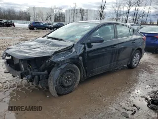 2020 Hyundai Elantra SE with VIN KMHD74LF7LU955987, listed as a Copart auction lot 37599334 with 55,398 mi miles and Non Repairable. Bid and sale history available at carsss.com. Image 1.