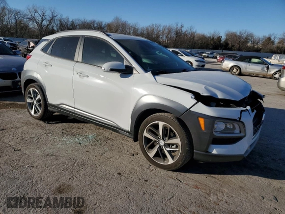 2021 Hyundai Kona Limited with VIN KM8K33A51MU600192, listed as a Copart auction lot 86171894 with 47,116 mi miles and Salvage Title. Bid and sale history available at carsss.com. Image 4.