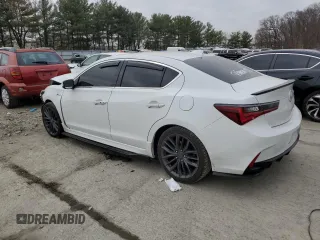 2021 Acura ILX w/Premium/A-SPEC Package with VIN 19UDE2F83MA008591, listed as a Copart auction lot 49028615 with 41,806 mi miles and Salvage Title. Bid and sale history available at carsss.com. Image 2.