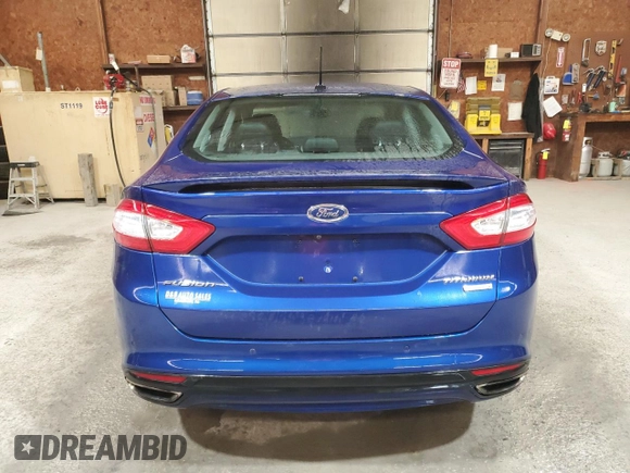 2013 Ford Fusion Titanium with VIN 3FA6P0K99DR139931, listed as a Copart auction lot 53871165 with 130,405 mi miles and Salvage Title. Bid and sale history available at carsss.com. Image 6.