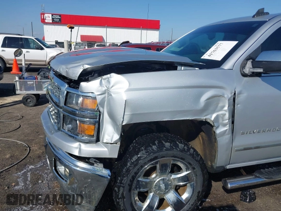 2015 Chevrolet Silverado 1500 LTZ with VIN 3GCUKSEC3FG429454, listed as a IAAI auction lot 41763577 with 134,503 mi miles. Bid and sale history available at carsss.com. Image 6.