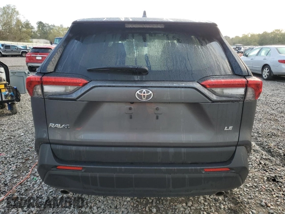 2025 Toyota RAV4 LE with VIN 2T3H1RFV1SW367138, listed as a Copart auction lot 50895125 with 5,218 mi miles and Salvage Title. Bid and sale history available at carsss.com. Image 6.