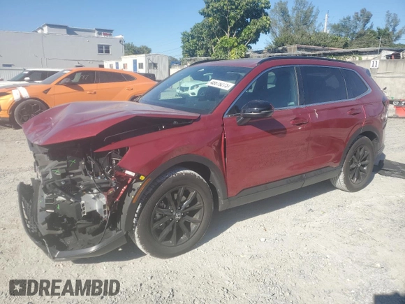 2024 Honda CR-V Sport-L with VIN 7FARS5H86RE015193, listed as a Copart auction lot 48679275 with 13,719 mi miles and Salvage Title. Bid and sale history available at DreamBid. Image 1.