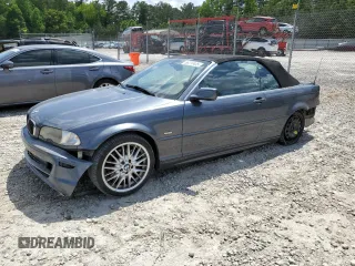 2003 BMW 3 Series 330Ci z VIN WBABS534X3JU98640, wystawiony jako Copart lot #56410405 z przebiegiem 190 377 mil mil oraz Szkoda całkowita • Salvage title. Historia ofert i sprzedaży dostępna na DreamBid. Obrazek 1.