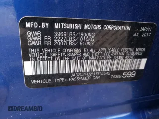 2017 Mitsubishi Lancer ES with VIN JA32U2FU2HU015542, listed as a Copart auction lot 62588643 with 80,321 mi miles. Bid and sale history available at carsss.com. Image 14.