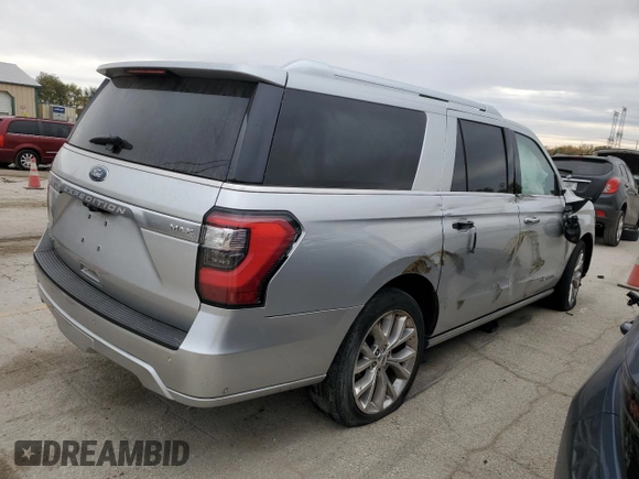 2018 Ford Expedition Max Platinum with VIN 1FMJK1MT4JEA31051, listed as a Copart auction lot 77272394 with Not provided miles and Salvage title. Bid and sale history available at DreamBid. Image 3.