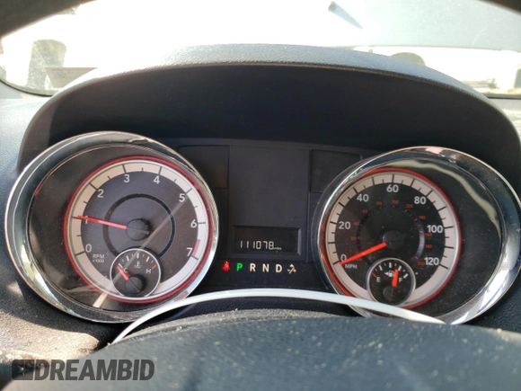 2014 Dodge Grand Caravan SXT with VIN 2C4RDGCG3ER347350, listed as a Copart auction lot 50575985 with 111,078 mi miles and Salvage Title. Bid and sale history available at DreamBid. Image 9.