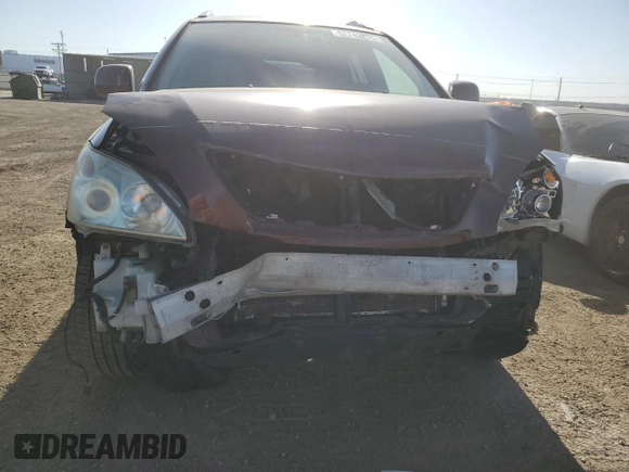 2008 Lexus RX with VIN JTJHK31U682044520, listed as a Copart auction lot 52743375 with 133,081 mi miles and Salvage Title. Bid and sale history available at carsss.com. Image 5.