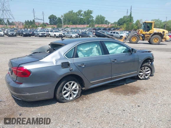 2016 Volkswagen Passat 1.8T S with VIN 1VWAT7A31GC053602, listed as a IAAI auction lot 39851781 with 1 mi miles. Bid and sale history available at carsss.com. Image 4.
